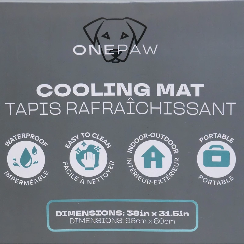 One Paw, Tapis Rafraîchissant pour Chien, Réversible 2 Côtés, Plusieurs Tailles, petit format