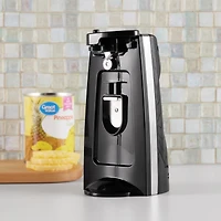 Mainstays Can Opener and Knife Sharpener, Bottle Opener with Removable Cutting Lever,with Stainless steel blade,Black, Mainstays Can Opener and Knife Sharpener, Bottle Opener with Removable Cutting Lever Black