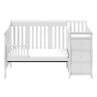 Lit de Bébé 5-en-1 avec Table à Langer Attachée Portofino de Storkcraft