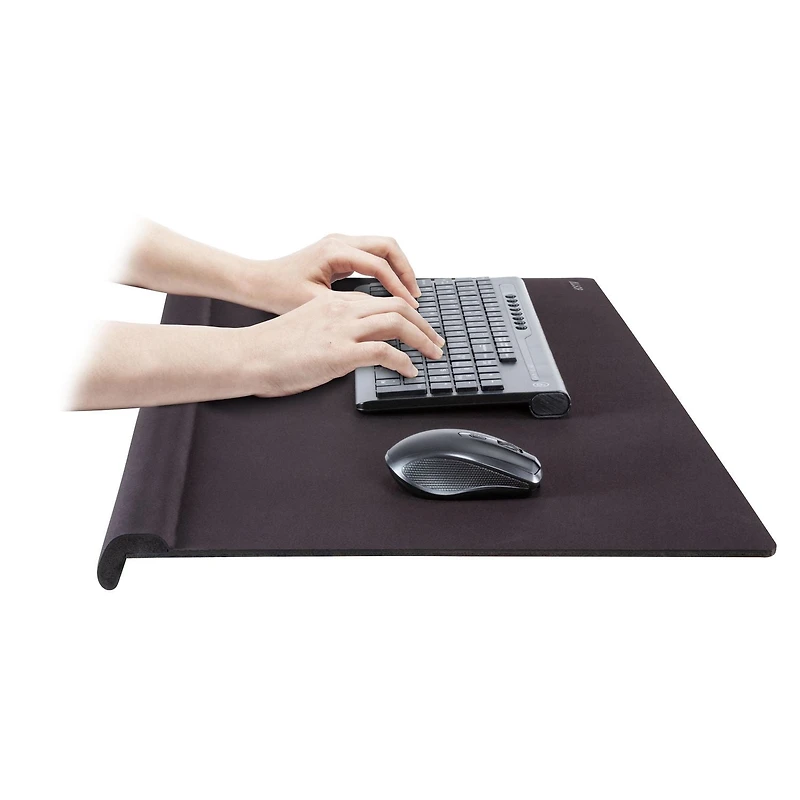 Sous-main Allsop ErgoEdge avec repose-poignet - Noir