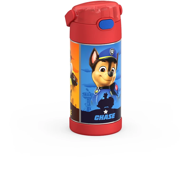 Thermos Kids Vacuum Insulated Funtainer Water Bottle with Flip Up Straw, 355ml, Paw Patrol, ,12 OZ Bottle