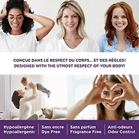 Incognito Ultra Thin Contact Long Winged Pads, 32 pads, Dye free & fragrance free