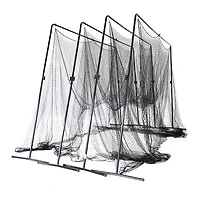 SKYWALKER SPORTS Cage de frappeur portable et autonome de 40 pi x 12 pi x 10 pi pour la pratique du baseball et du softball, revêtement en poudre, cadre en acier robuste et filet traité contre les UV