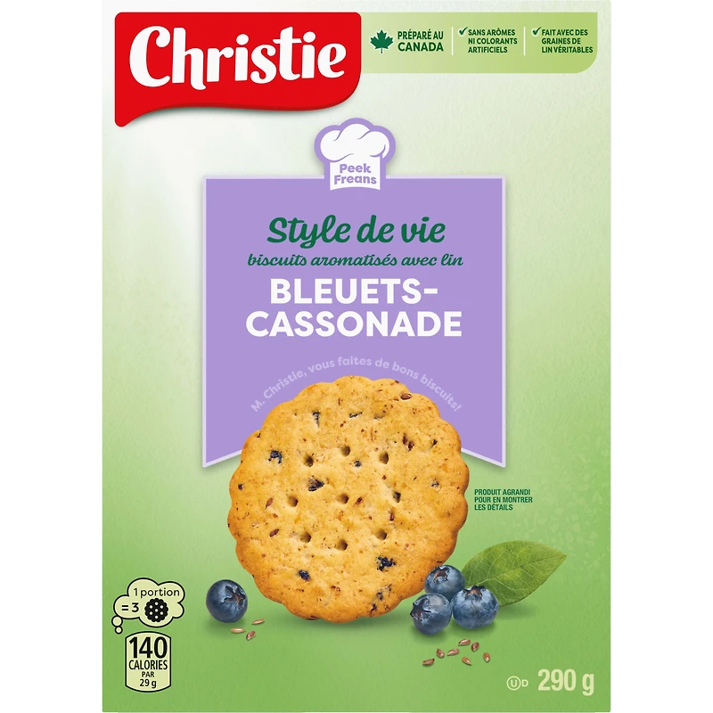 Peek Freans Lifestyle Blueberry Brown Sugar Cookies, Biscuit, 290 g