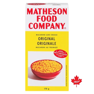 Matheson Macaroni au fromage Originale