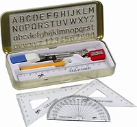 Oxford® Set of Mathematical Instruments, 10 pieces set