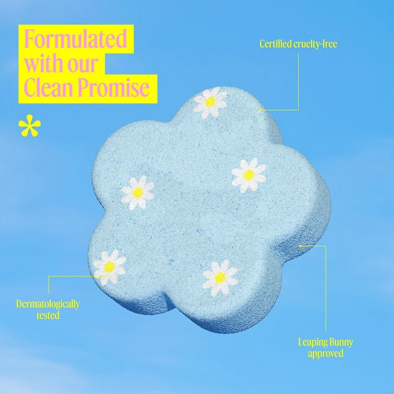 DAISE Love Me Bath Bomb in Flower Power, With Mini Brands Collectible Inside, 3 oz/85 g, bath bomb, bath fizzer, flower power