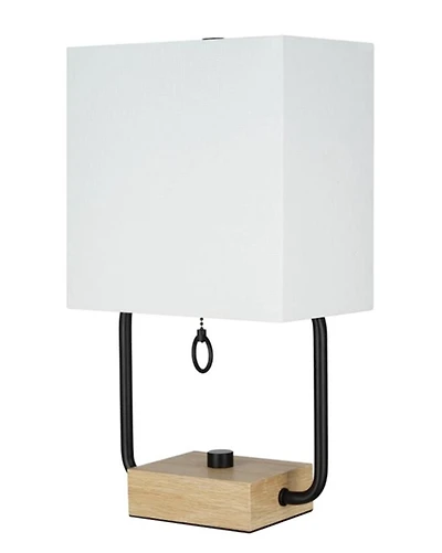 16" Modern dual pole table lamp