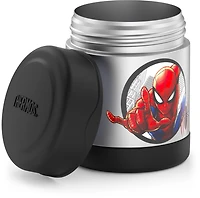 Thermos Kids Stainless Steel Vacuum Insulated FUNtainer Food Jar, 295 ml, Spiderman, Black, F30021SP