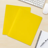 PEN+GEAR YELLOW REPORT COVER, 9.4" x 11.5", JAUNE
