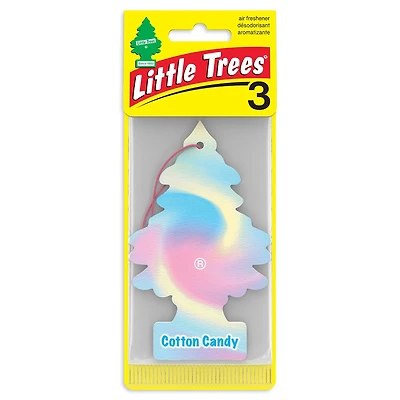 LITTLE TREES air freshener Cotton Candy 3-Pack Paq. de 3