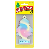 LITTLE TREES air freshener Cotton Candy 3-Pack Paq. de 3
