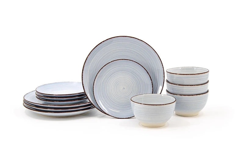 Hometrends 12 piece Sophia Dinnerware