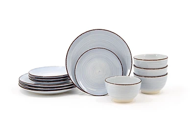 Hometrends 12 piece Sophia Dinnerware