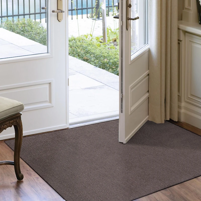 Tapis Wicklow anthracite de 3 pi x pi Mainstays Tapis Wicklow anthracite de 3 pi x pi