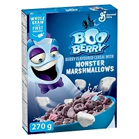 General Mills Boo Berry Céréales à saveur de petits fruits avec guimauves en monstres