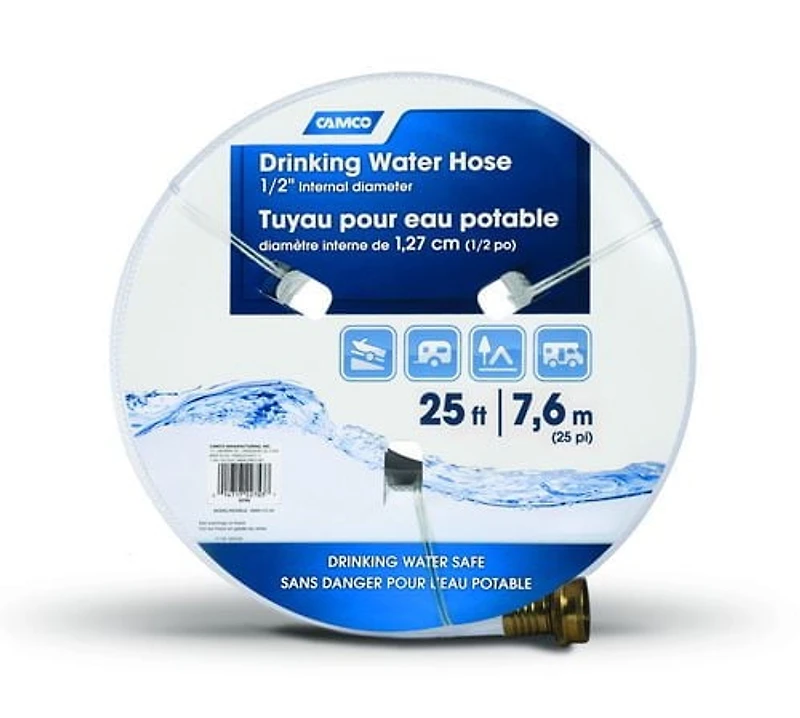 Camco 22735 25' Drinking Water Hose, Drinking water safe