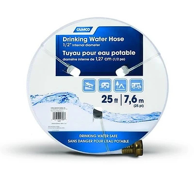 Camco 22735 25' Drinking Water Hose, Drinking water safe