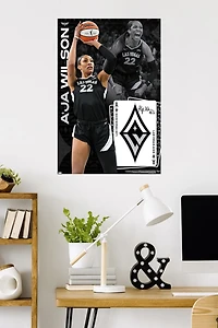 WNBA Las Vegas Aces - A'ja Wilson 24 Wall Poster, 22.375" x 34"
