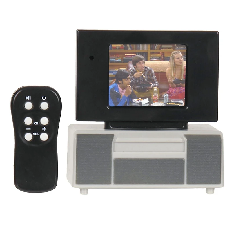 Tiny TV Classics - The Big Bang Theory Edition- Newest Collectible from Basic Fun - Watch top Big Bang Theory scenes on a real-working Tiny TV (with working remote)!