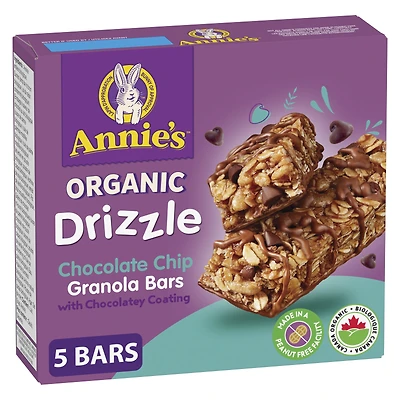 Annie's Biologique Filet et brisures de chocolat Barres granola