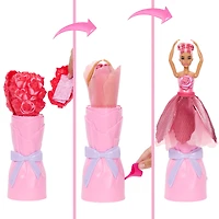 Barbie Poupée PÉTALS POP Rose et Accessoires