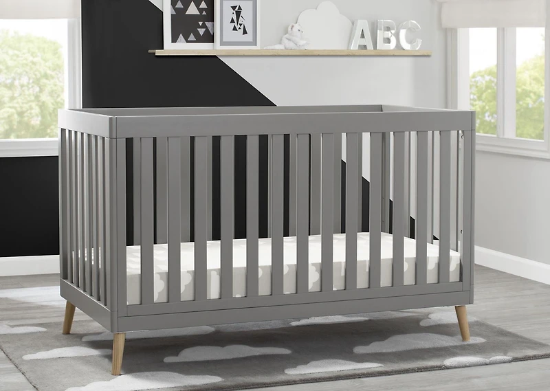 Lit convertible Tucker 4-en-1 pour bébé de Delta Children 1 Lit de bebe