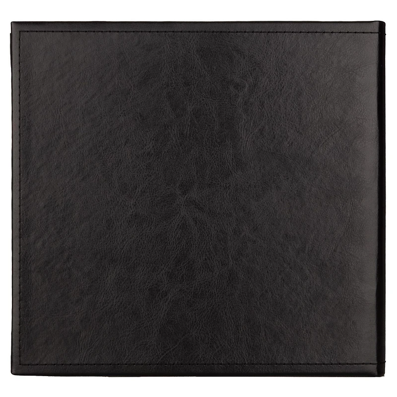 Pinnacle Frames -up Stitched Black Photo Album