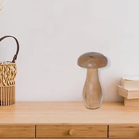 Champignon Décoratif En Bois De Mangue Grand