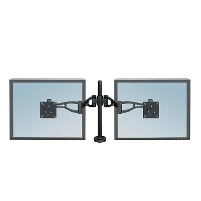 Bras double support pour écran plat ajustable en profondeur Professional Series