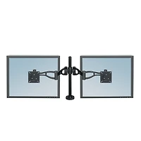 Bras double support pour écran plat ajustable en profondeur Professional Series