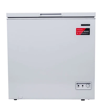 Frigidaire 7.0 Cu. ft. Garage Ready Chest Freezer, Deep Freezer for Garage, Kitchen, Basement, Large Capacity for Bulk Storage, White
