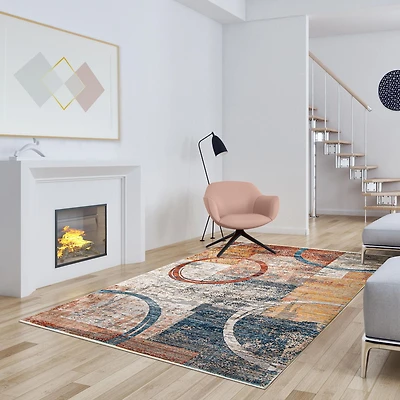 Tapis Moderne ECARPET pour Salon, Salle à Manger et Chambre à Coucher, Collection Kai