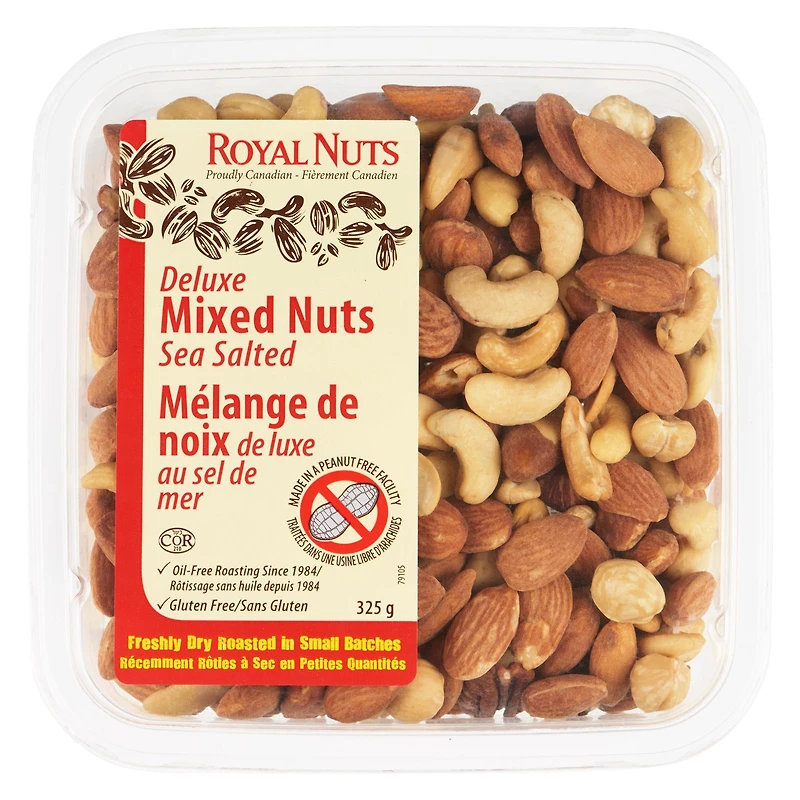 Royal Nuts Mélanger Les Noix Salées de Mer 325G