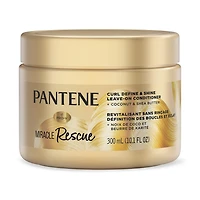 Pantene Miracle Rescue Curl Define & Shine Leave-On Conditioner, 300ML
