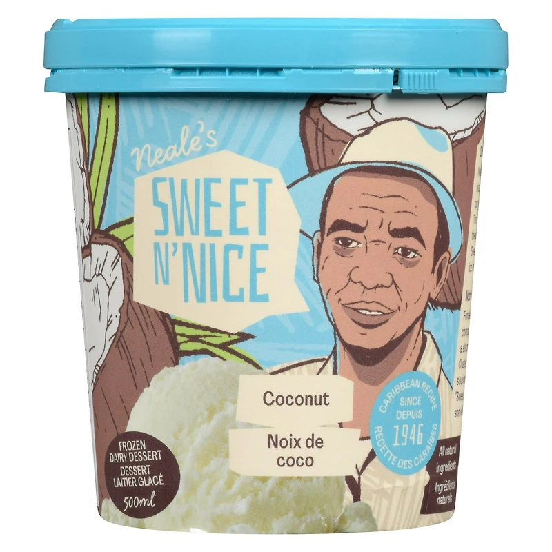 Crème glacée à la noix de coco Sweet n Nice de Neale