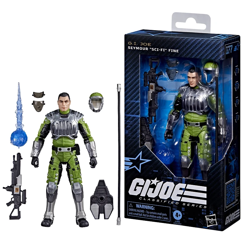 G.I. Joe Classified Series #177, Seymour “Sci-Fi” Fine, 6 Inch Action Figure