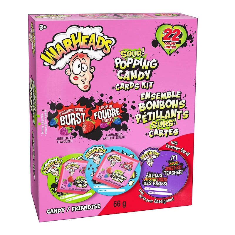 Warheads Sour Popping Candy Exchange kit