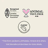 Marcelle Moisture Cream 24h Moisturizing with Hyaluronic Acid & Niacinamide, Bonus size, 75 mL