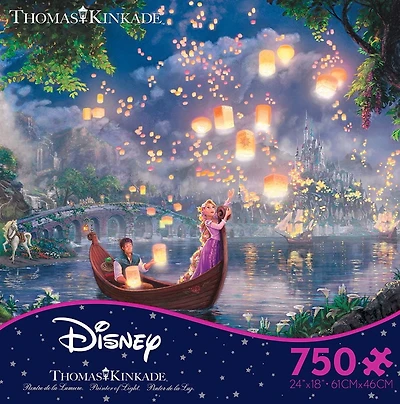 Ceaco - Thomas Kinkade - Disney Dreams Collection: Tangled (Casse-tête de 750 morceaux)