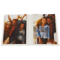 Pinnacle Frames and Accents Soft Brag Flower Photo Album, 12 Pages, 24 Photo Pockets