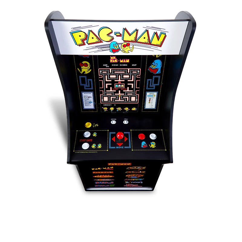 Arcade1Up PAC-MAN Classic SE Arcade Machine – 4-Foot Cabinet, 13 Classic Video Games, 15.6” IPS Display, Easy Assembly, Perfect for At-Home Gaming