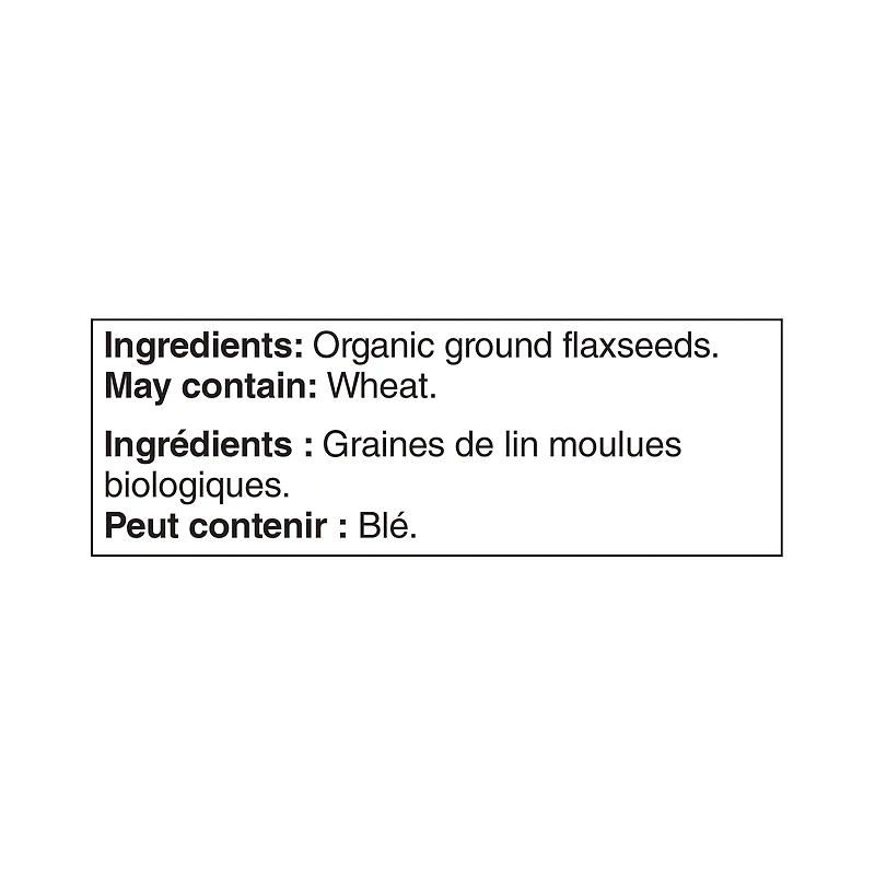 Graines de lin moulues biologiques Great Value