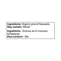 Graines de lin moulues biologiques Great Value