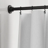 Mainstays Adjustable Tension Shower Curtain Rod with Decorative Finials