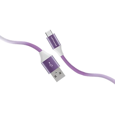 Câble en tissu Merkury Recharge + Sync USB-A vers USB-C