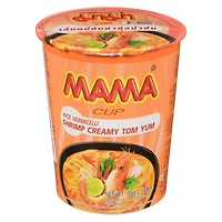 Tasse de vermicelles de riz crémeux Tom Yum
