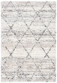 SAFAVIEH Fontana Dara Distressed Trellis Plush Shag Area Rug