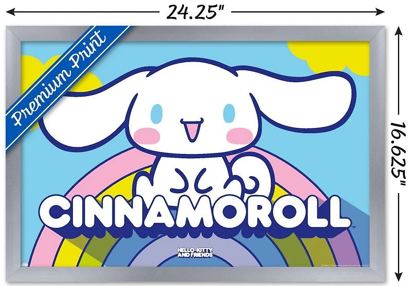 Hello Kitty and Friends: 22 Over The Rainbow - Cinnamoroll Wall Poster, 22.375" x 34"