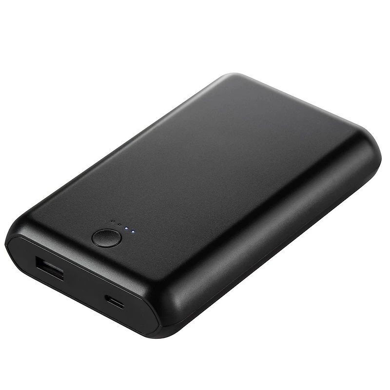 onn. Fast Charge 10000 MAh Portable Battery and Charger with 20W Power Delivery, USB-C and USB-A Dual Ports, 3 Extra Charges